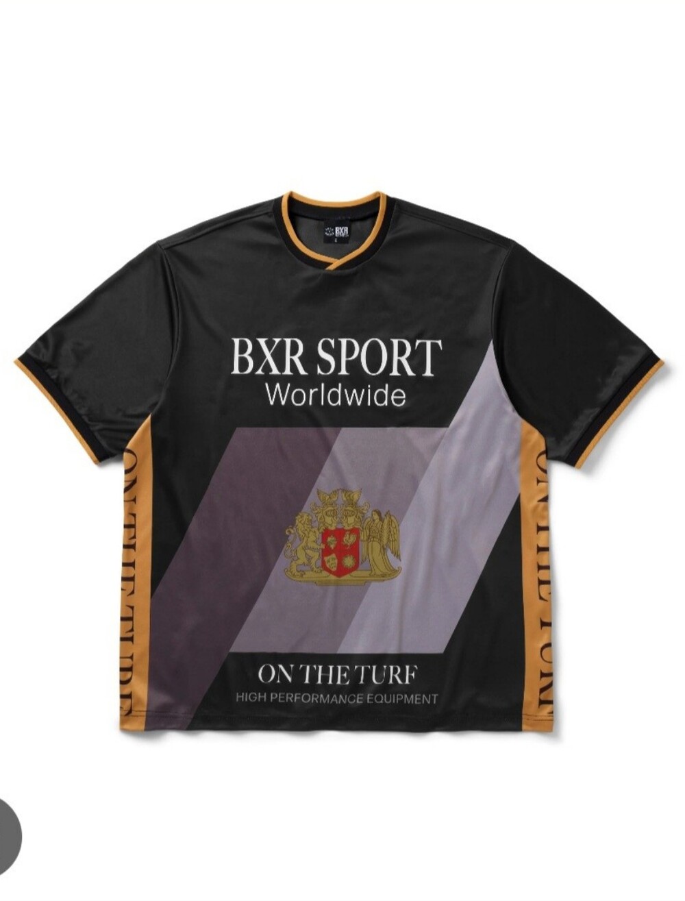 BORN X RAISED BXR Sport Black & Gold Graphic Jersey